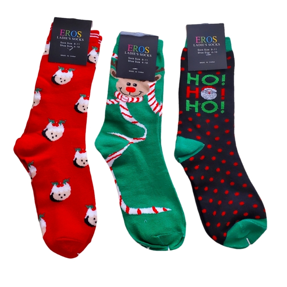 Eros Christmas trouser socks